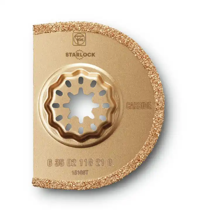 Fein Accessoires 63502118210 Lame de scie segmentée en carbure de tungstène 2.2mm Diamètre 75mm SL pour Fein FMM Multimaster