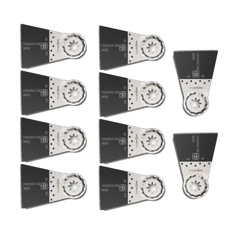 Fein Accessoires 63502208240 E-Cut Lames de scie de précision Bi-métal SLP 65x50 mm Bois pour Fein FMM Multimaster 10 pièces