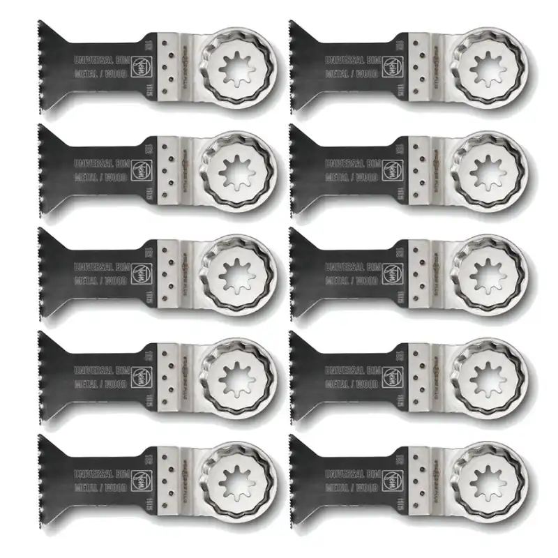 Fein Accessoires 63502152240 E-Cut Lames de scie universelles 44x60 Bi-Métal SLP pour Fein FMM Multimaster 10 pièces