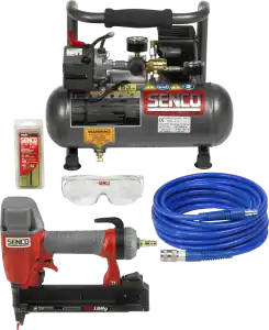 Senco PC0972EUPU Ensemble compresseur PC 1010 + Agrafeuse SLS 18 MG