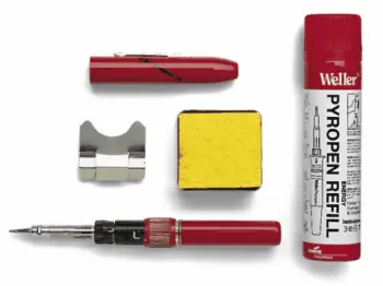 Weller T0051606599 Fer à souder à gaz sans fil avec contrôle de la température. Indépendant du réseau électrique.