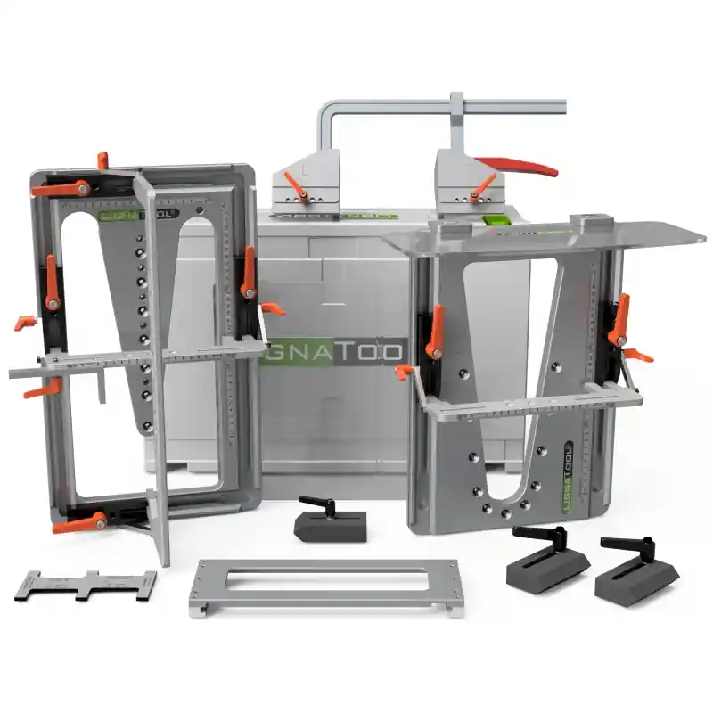 Lignatool LTA1049 LT080CF Jeu de gabarits pour le fraisage de queues d‘aronde, ensemble de confort