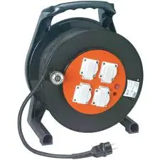 QwattPro 1311004 BigEZ Enrouleur de câble 40mtr 3x2.50