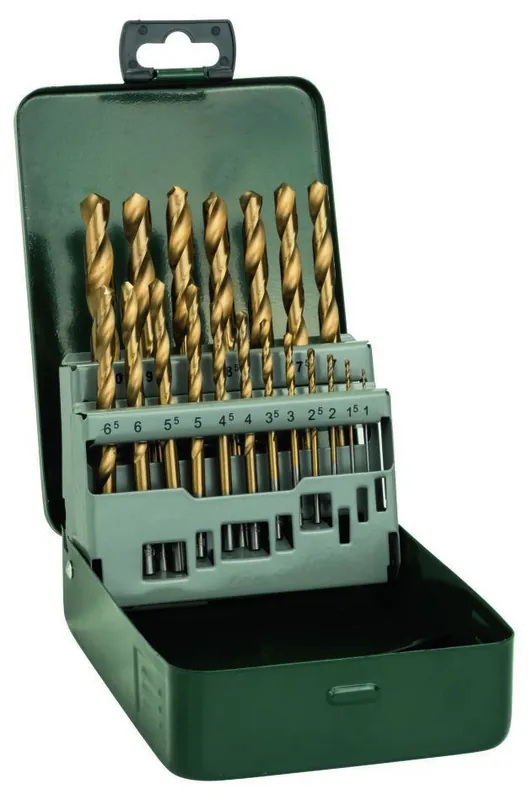 Bosch Vert Accessoires 2607019437 Jeu de 19 mèches HSS-étain pour le métal - titane