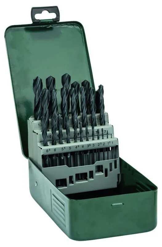 Bosch Vert Accessoires 2607019446 Jeu de 25 mèches HSS-R pour métal
