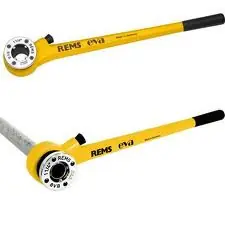 Rems 520014 Eva Set R 1/2-1 inch Fer à fileter manuel avec têtes de coupe à changement rapide