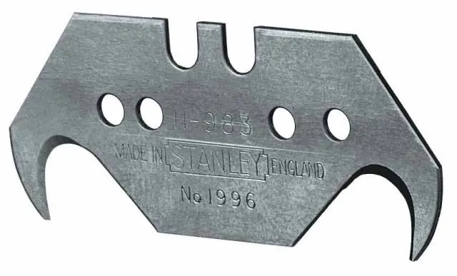 Stanley 0-11-983 Couteaux de rechange 1996 sans trous - 5 pcs/carte