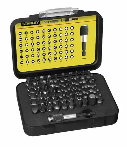 Stanley 1-13-902 Jeu d‘embouts Expert Pro 1/4" - Porte-embouts (61 pièces)