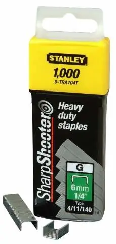 Stanley 1-TRA706T Agrafes Type G - 1000 pcs
