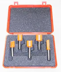 CMT S911.005.03 Jeu de 5 couteaux dans une boîte en pvc 8 mm HM