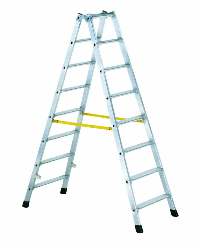 Zarges 42463 Z300 Échelle stable double face avec échelons à bord relevé 2 x 3 marches
