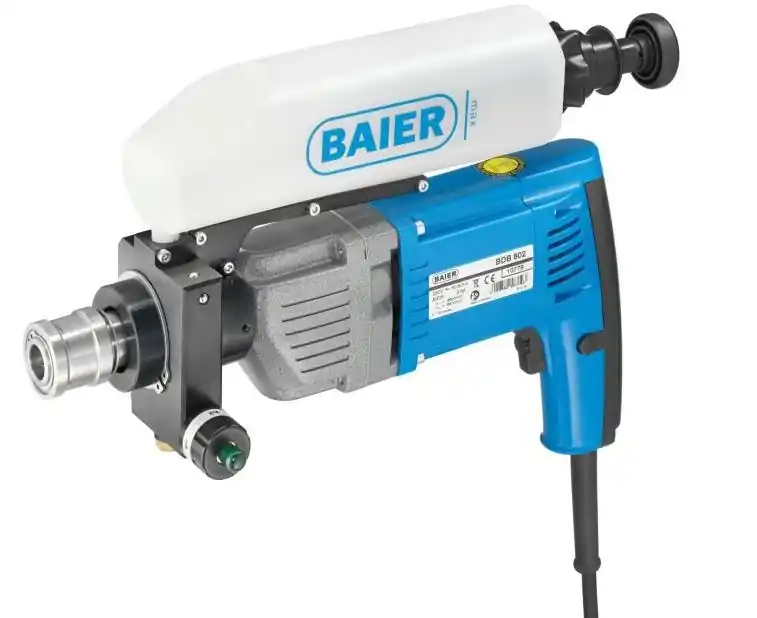 Baier 6000000770 BDB802 Jeu de forets diamantés + réservoir d‘eau + 3 forets 6/8/10 mm 800 Watts