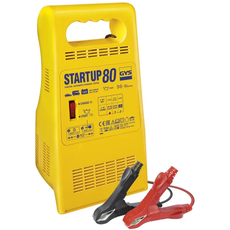Gys 5192024922 Chargeur de batterie automatique 12V Start UP 80