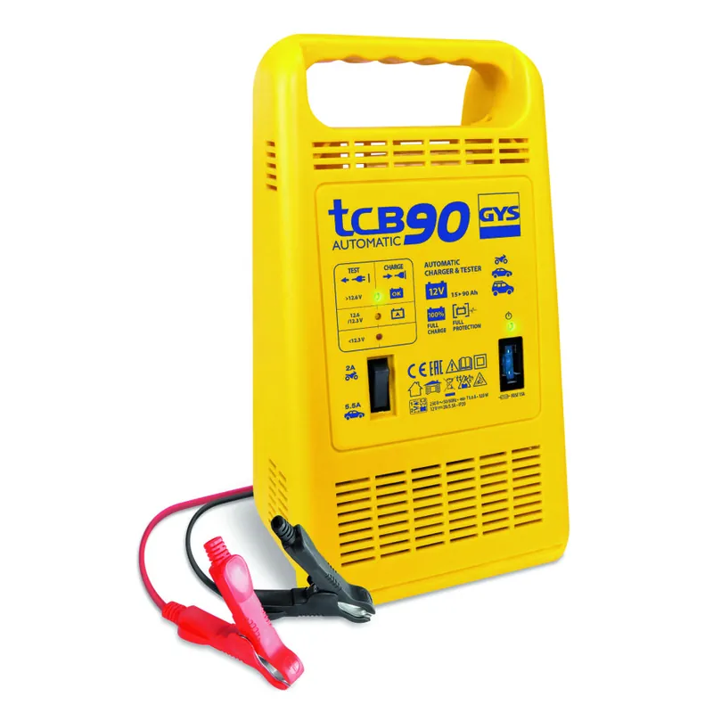 Gys 5192023260 TCB 90 Chargeur de batterie automatique 12V 15-90Ah