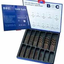 Bohrcraft 11401410070 Jeu de foret ME70 BC HSS-E DIN 338 // 1-10x0,5 / 70-pcs