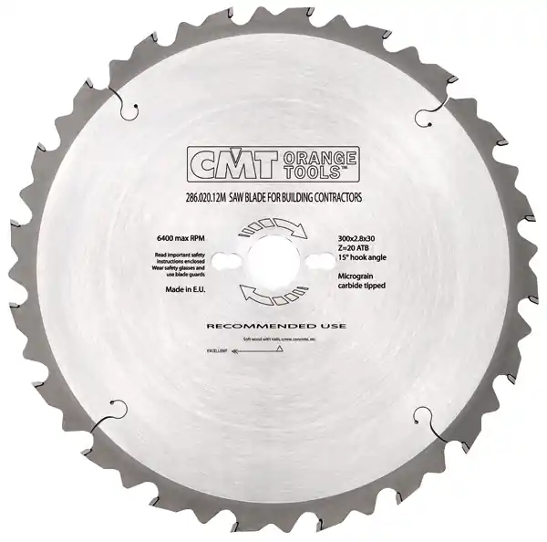 CMT 286.036.20M Scie de chantier (clous dans bois) 500 x 30 x 36D