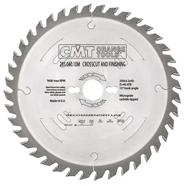 CMT 285.048.10M Lame de scie Universelle 250 x 30 x 48D