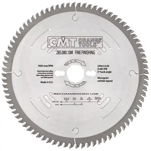 CMT 285.108.14M Lame de scie Universelle à dents trapézoïdales 350 x 30 x 108D