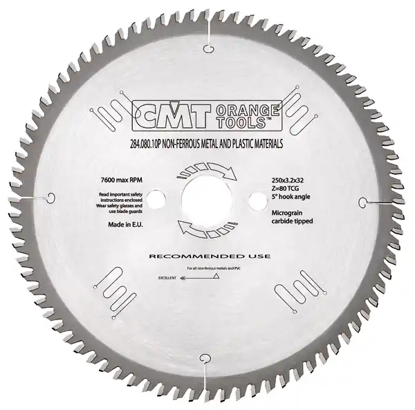 CMT 284.120.20P Lame de scie pour métaux non ferreux (alu) positif 500 x 32 x 120D
