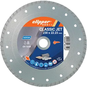 Norton Clipper 70184626816 Lame de scie diamantée Classic Jet 180 x 22,23 mm