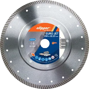 Norton Clipper 70184610267 Lame de scie diamantée Euro Jet 230 x 22,23 mm
