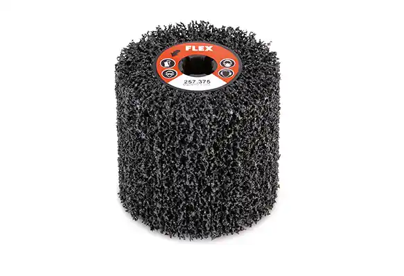 Flex-tools Accessoires 257375 Roue non tissée à structure dure Poli Clean 100 x 100 mm