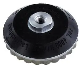Flex-tools Accessoires 126098 Plateau support pour anneaux de meulage 100 mm M14
