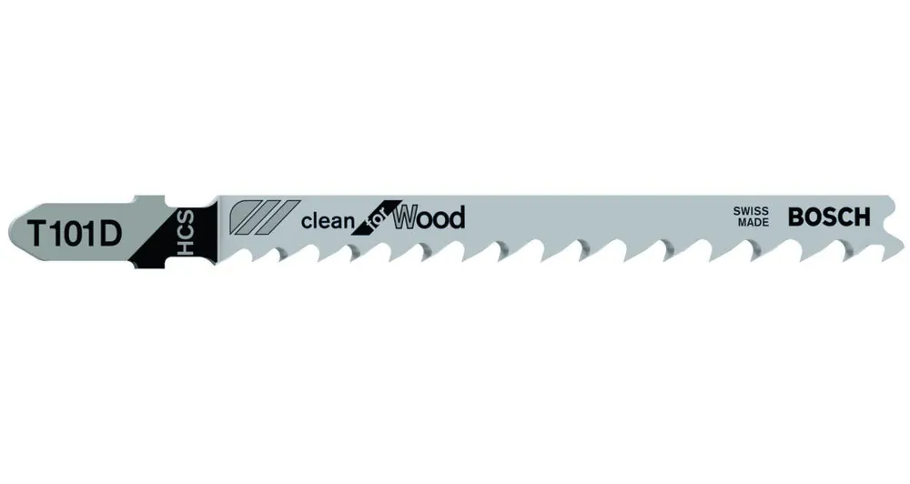Bosch Bleu Accessoires 2608630032 T101D Lames de scie sauteuse T - Shank Per 5 Bois