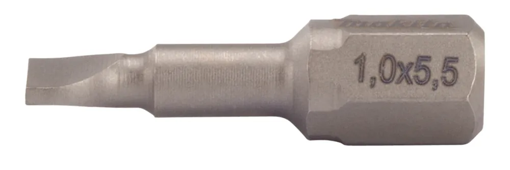 Makita Accessoires P-53300 Embout de vis fendu 1.0x25 mm 3 pcs.