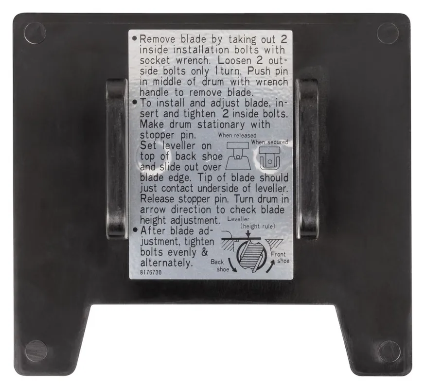 Makita Accessoires 155270-7 Plaque de réglage du rabot 1911B