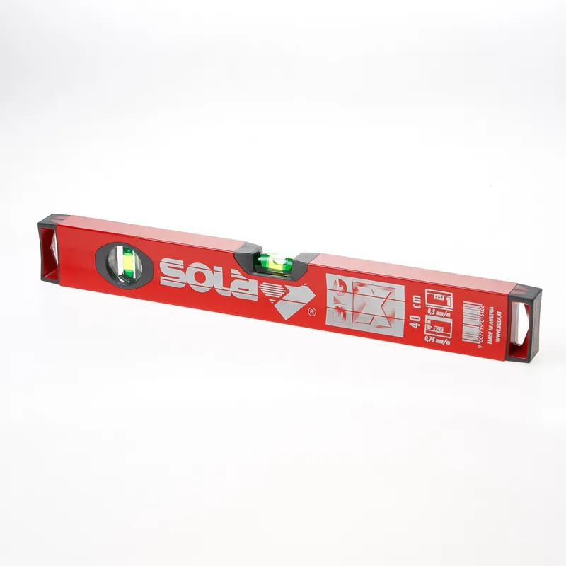 Sola 01371101 BIGX80 niveau à bulle en aluminium profil X 80 cm (2 flacons)