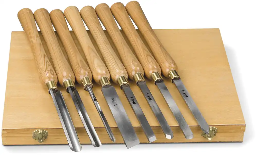 Holzstar 715931011 Jeu de ciseaux à bois 8 pièces