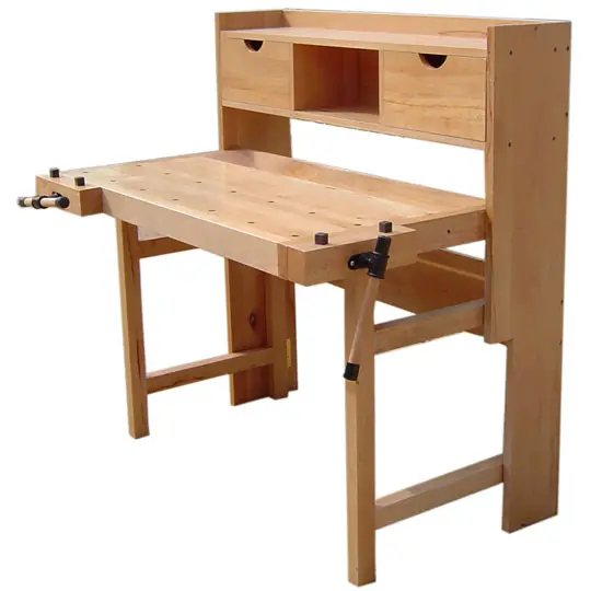 Tendotools WB120 Flex Établi en hêtre 123 x 77 x 120 CM