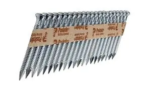 Paslode Fixation 141186 Clous d‘ancrage 4.0 x 35 Ring galvanisés Tête ronde (avec cartouches de gaz) 1250 pcs.
