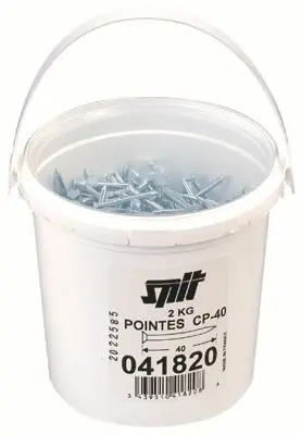 Spit Fixations 041850 CP70 Clous en acier 3,3 x 70 mm 2kg
