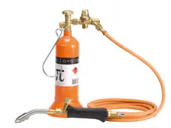 Sievert 200461 Kit de soudure Pro 86 avec bouteille orange neuve et réducteur/robinet d‘éclatement de tuyau