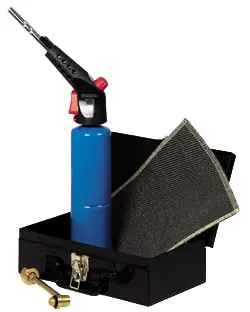 Sievert 213525 Powerjetset avec boîte à outils et tapis de soudure