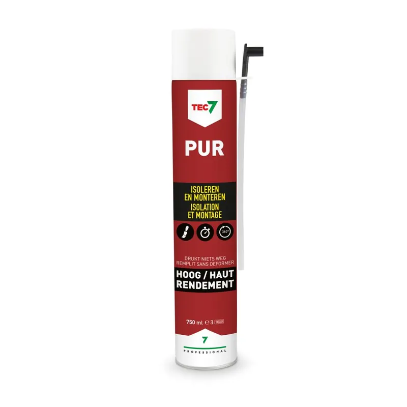 TEC7 Mousse d‘isolation et de montage PUR 750ml
