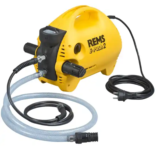 Rems 115500 R220 Pompe d‘‘épreuve électrique E-Push 2