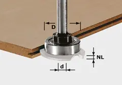 Festool Accessoires 499804 Broche porte-outil S8 1,5-5 KL28