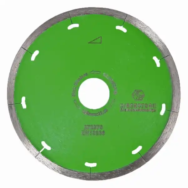 Eibenstock 12.323.01 Lame de scie diamantée Premium EDS 125 mm pour le travail à sec et à l‘eau - Alésage 22.2 mm