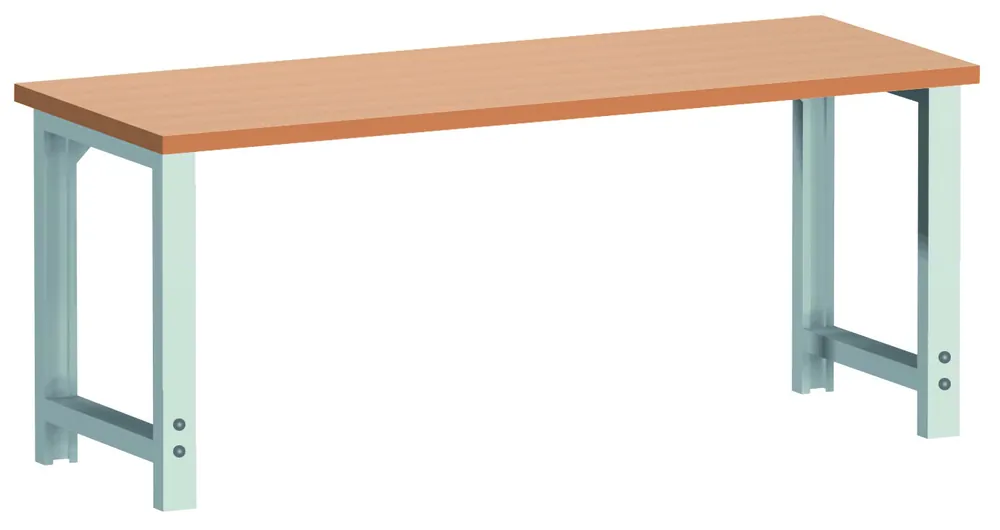 Bott 41003206.16V W-2077/11-2.1 Établi en hêtre rouge 2000x750x740-1140mm