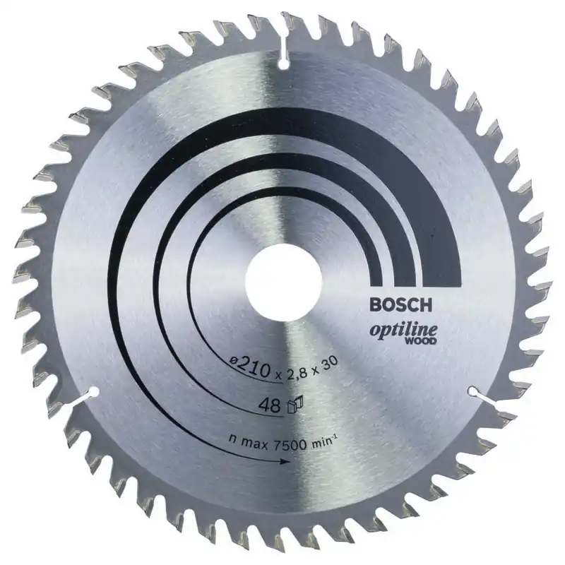 Bosch Bleu Accessoires 2608640623 Lame de scie circulaire 210 x 30 x 48T bois Optiline