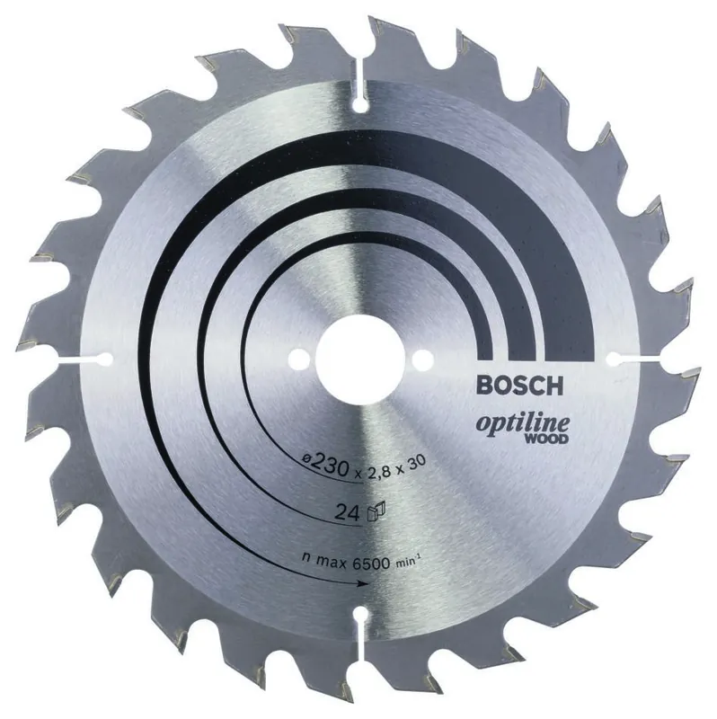 Bosch Bleu Accessoires 2608640627 Lame de scie circulaire 230 x 30 x 24T bois Optiline
