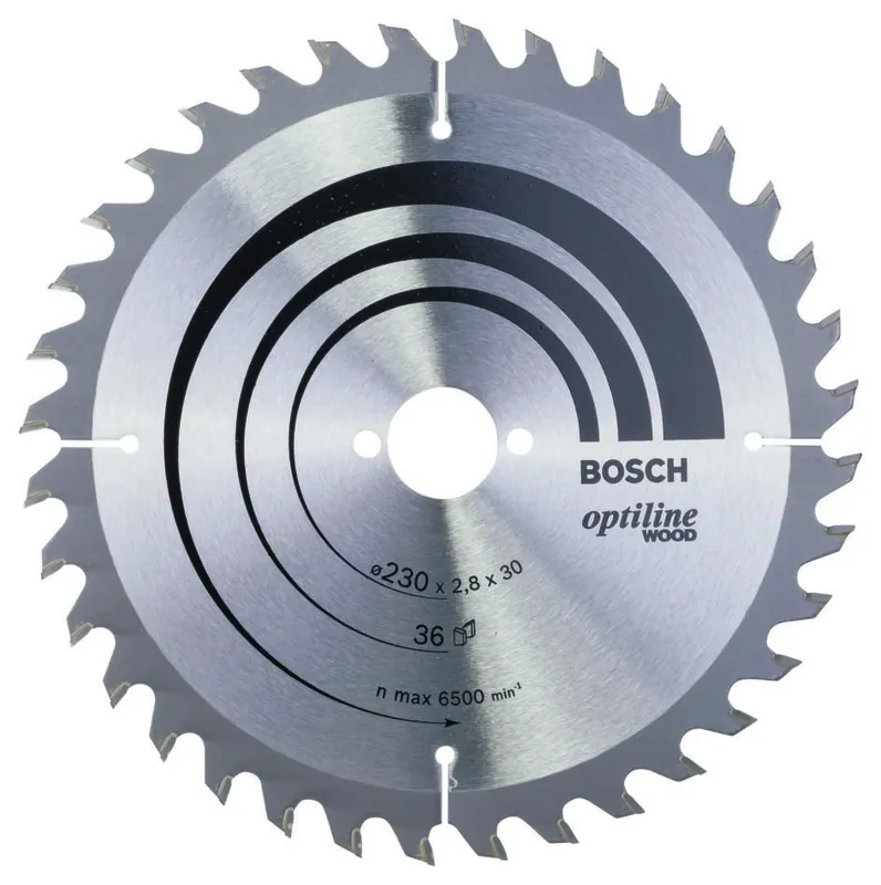 Bosch Bleu Accessoires 2608640628 Lame de scie circulaire 230 x 30 x 36T bois Optiline