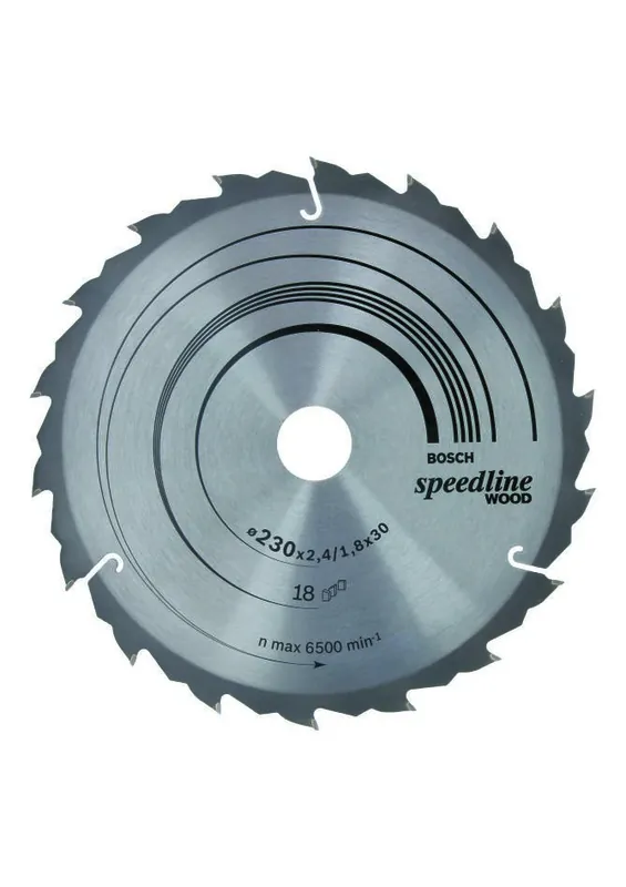 Bosch Bleu Accessoires 2608640804 Lame de scie circulaire 230 x 30 x 18T bois Speedline