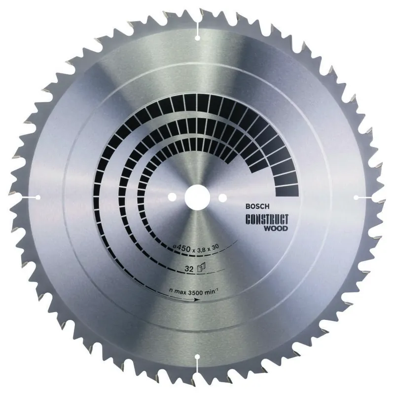 Bosch Bleu Accessoires 2608640704 Lame de scie circulaire 450 x 30 x 32T Bois de construction