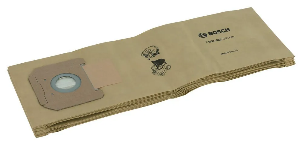 Bosch Bleu Accessoires 2607432035 Sac filtrant en papier 5 pièces GAS35