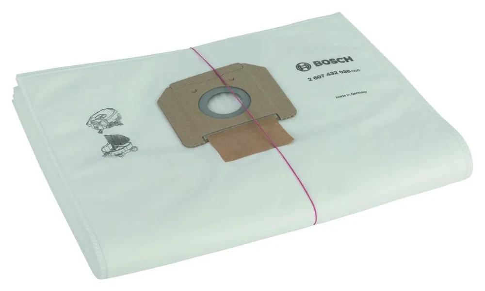 Bosch Bleu Accessoires 2607432038 Sac filtrant non tissé 5 pièces GAS55