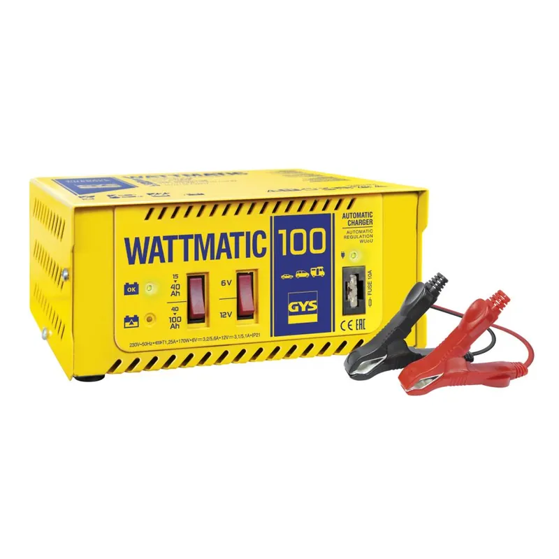 Gys 5192024823 Chargeur de batterie automatique Wattmatic 100 6V/12V